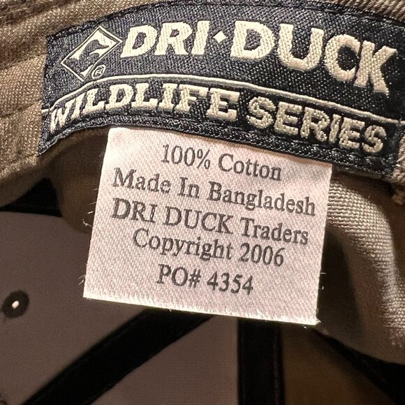 DRI Duck Wildlife Series Clover Hollow Hunting Preserve Cap Green Cotton - Picture 9 of 10